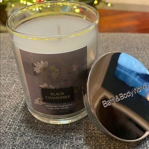 Bath & Body Works Black Chamomile Soy Candle 8 oz